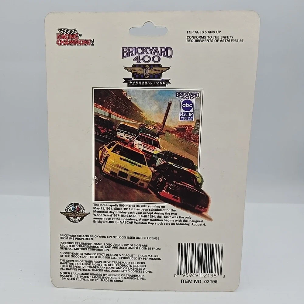 1994 Racing Champions #94‎ Brickyard 400 Chevy 1:64 Diecast L/E NIP NASCAR